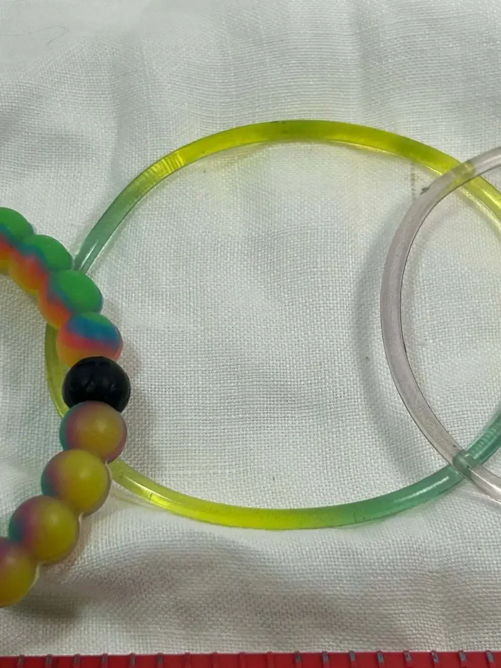 Lokai bracelet with 2 jelly bracelets